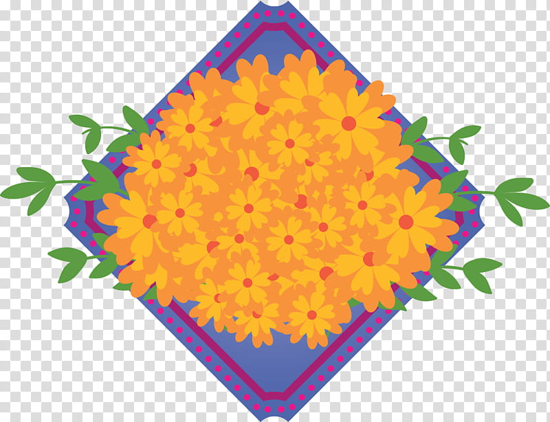 Day of the Dead Día de Muertos Día de los Muertos, Dia De Muertos, Dia De Los Muertos, Symmetry, Petal, Yellow transparent background PNG clipart