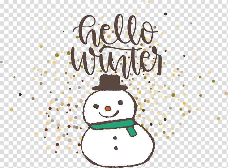 Hello Winter Welcome Winter Winter, Winter
, Cartoon, Character, Christmas Ornament M, Snowman, Meter transparent background PNG clipart
