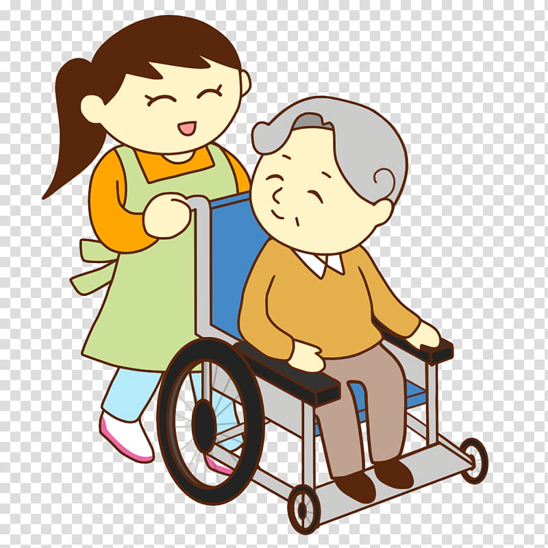 area behavior human, Nursing Care, Nursing Cartoon, Old People, Elder transparent background PNG clipart