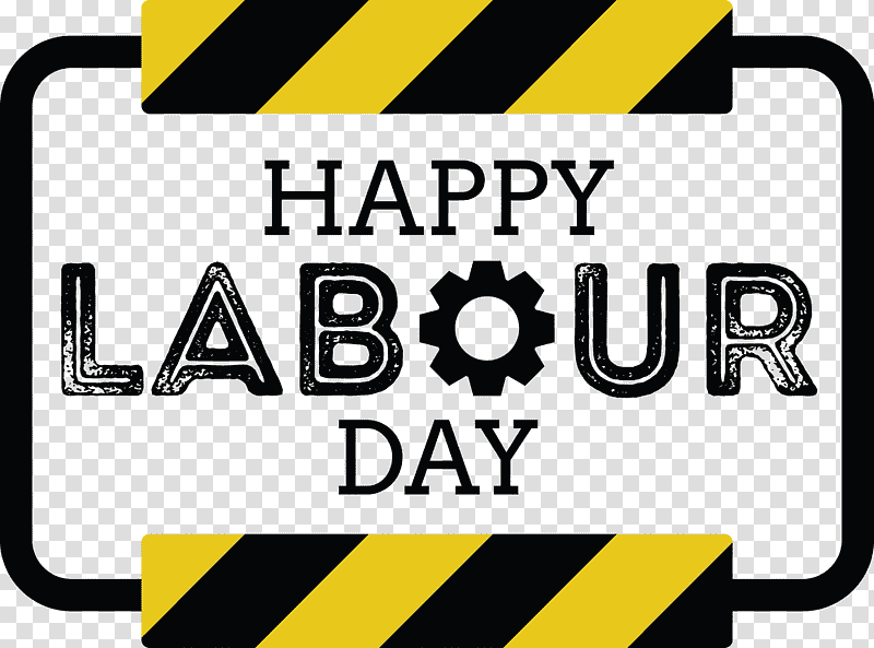 Labor Day Labour Day, Vehicle Registration Plate, Logo, Symbol, Yellow, Text, World Book Day transparent background PNG clipart