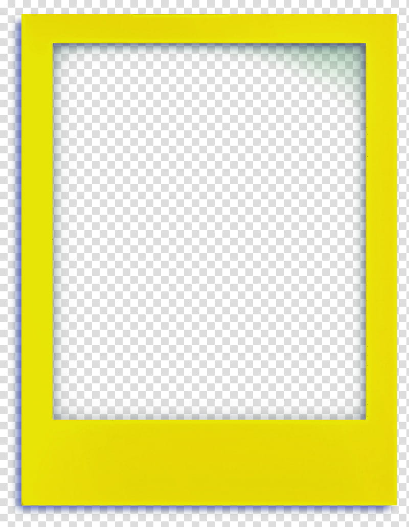 polaroid frame polaroid frame frame, Polaroid Frame, Frame, Yellow, Rectangle, Square transparent background PNG clipart