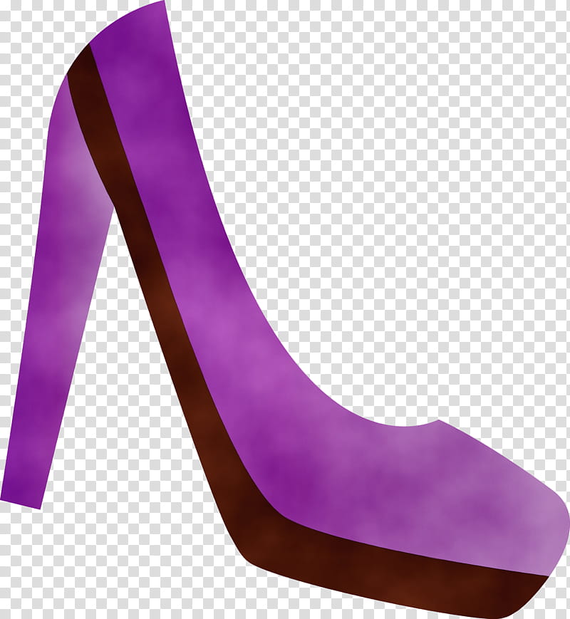 shoe high-heeled shoe non-commercial activity purple font, Watercolor, Paint, Wet Ink, Highheeled Shoe, Noncommercial Activity, Commerce transparent background PNG clipart