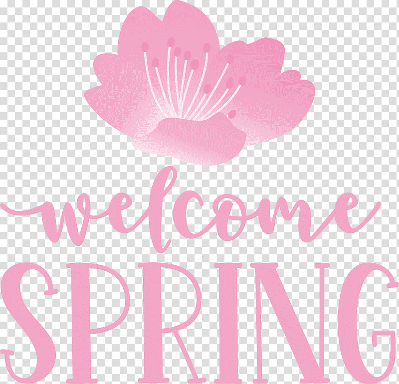 Welcome Spring Spring, Spring
, Floral Design, Cut Flowers, Petal, Meter, Plants transparent background PNG clipart