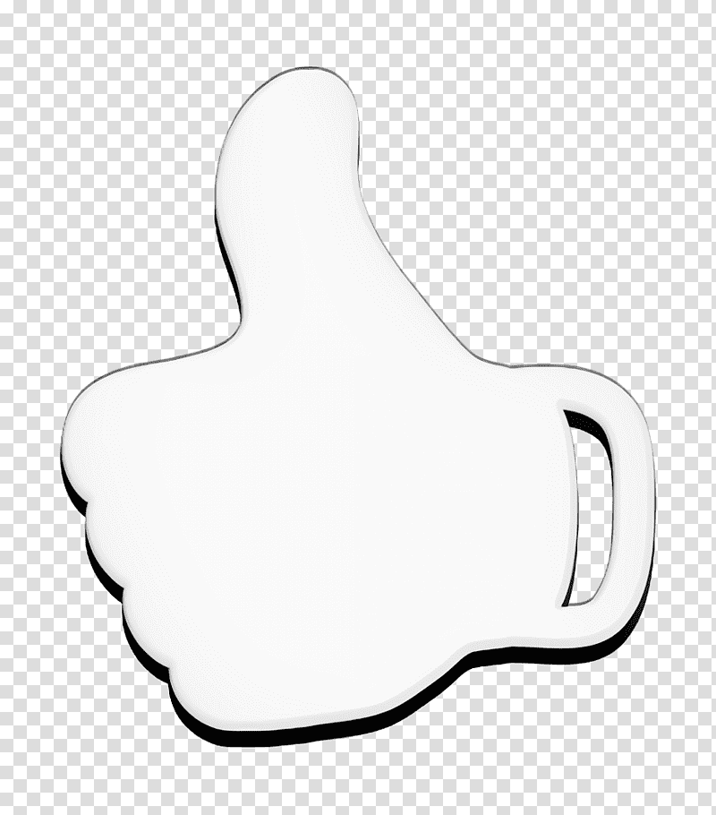 social icon Thumb up black hand symbol icon Essentials icon, Like Icon, Collision, Traffic Collision, Roadkill, Industrial Design, Text transparent background PNG clipart