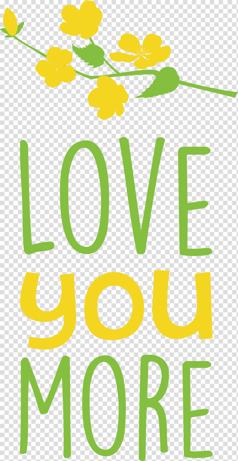 Love You More Valentines Day Valentine, Quote, Leaf, Sticker, Logo, Plant Stem transparent background PNG clipart