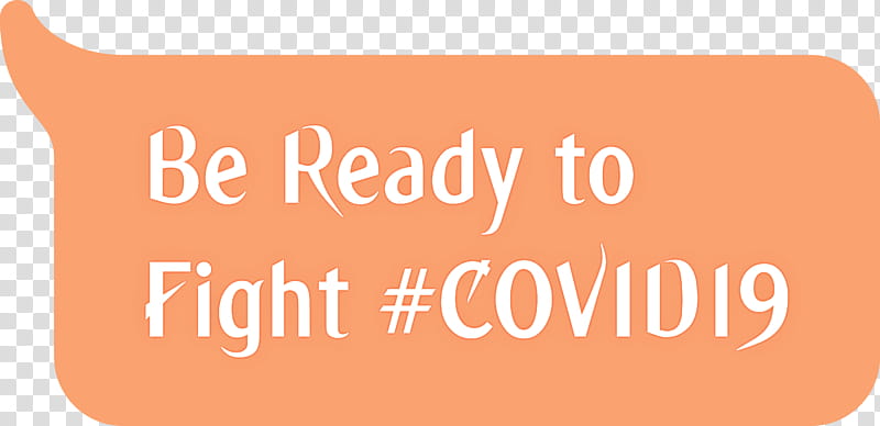 fight COVID19 Coronavirus Corona, Text, Orange, Banner, Peach transparent background PNG clipart
