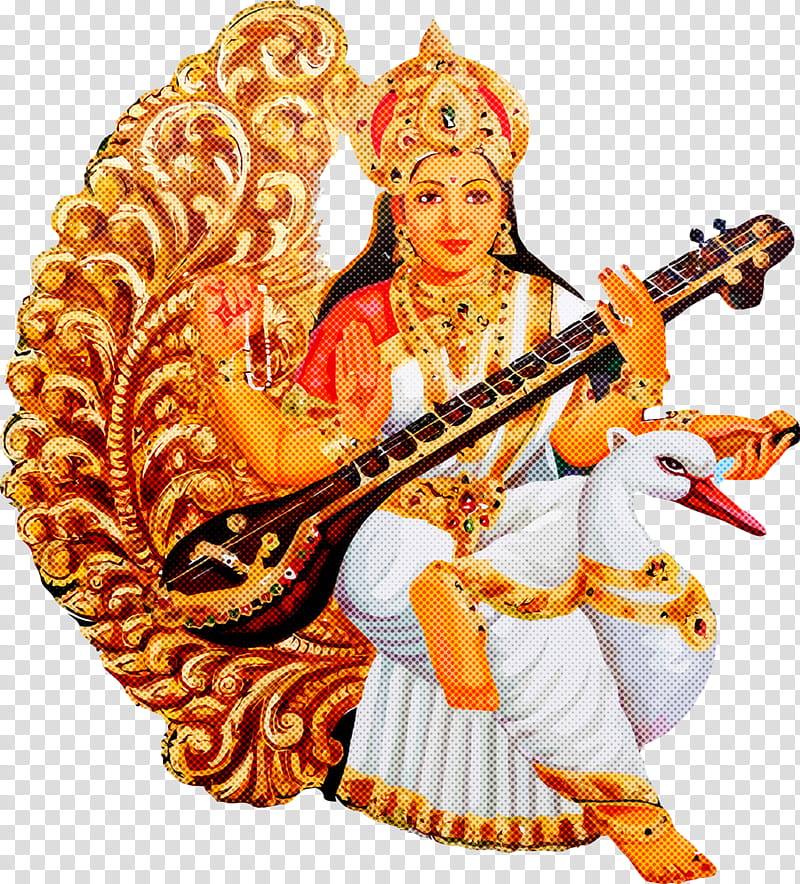 Vasant Panchami Basant Panchami Saraswati Puja, Musical Instrument, String Instrument, Saraswati Veena, Plucked String Instruments, Indian Musical Instruments, Rudra Veena, Bansuri transparent background PNG clipart