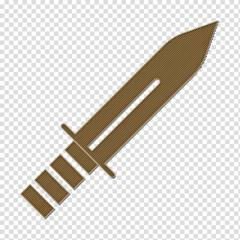 Knife icon Hunting icon, Sword, Dagger, Cold Weapon transparent background PNG clipart