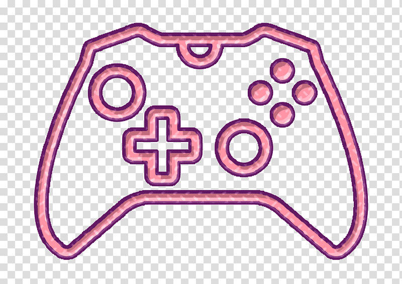 Gamepad icon Game controller icon Technology icon, Logo, Cartoon, Symbol, Chemical Symbol, Line, Meter transparent background PNG clipart