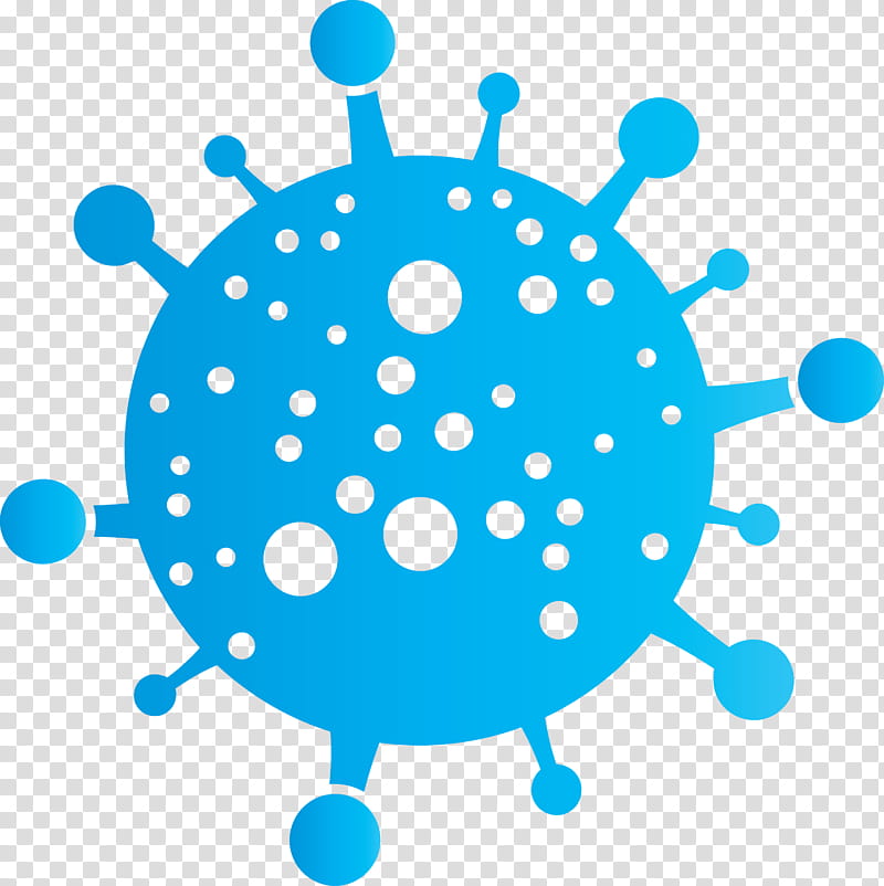 Bacteria germs virus, Turquoise, Circle transparent background PNG clipart