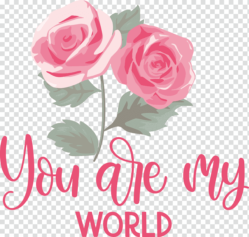 You Are My World Valentine Valentines, Garden Roses, Flower, Multiflora Rose, Flower Garden, Flower Bouquet, Flowerpot transparent background PNG clipart