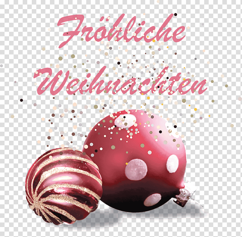 Frohliche Weihnachten Merry Christmas, Praline, Bonbon, Greeting Card, Christmas Ornament M, Meter, Christmas Day transparent background PNG clipart