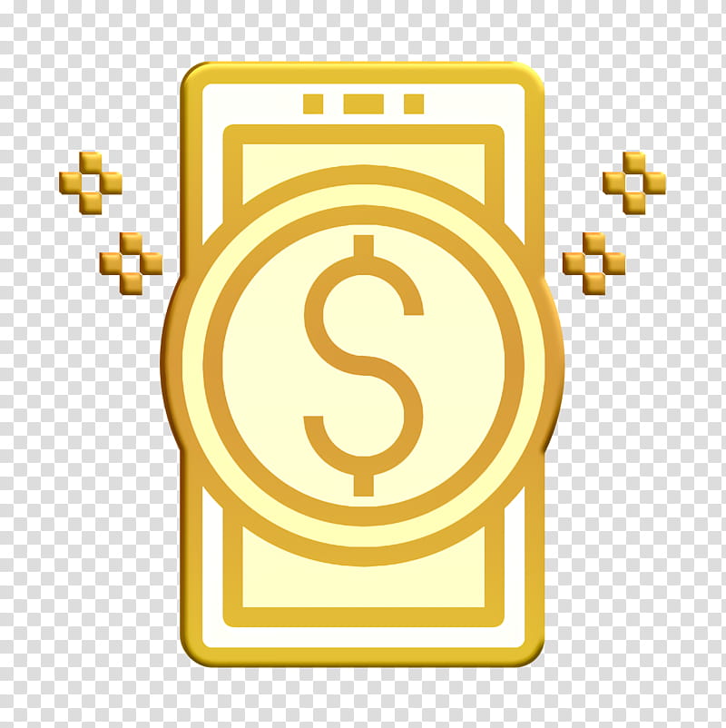 App icon Online banking icon Mobile Interface icon, Yellow, Symbol, Rectangle, Circle, Logo transparent background PNG clipart