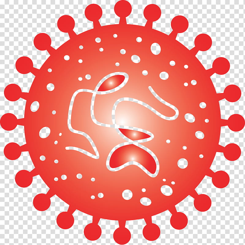 Bacteria germs virus, Red, Pink, Circle, Logo transparent background PNG clipart
