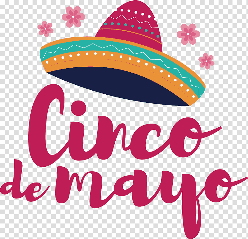 Cinco de Mayo Fifth of May Mexico, Hat, Sombrero, Logo, Line, Meter ...