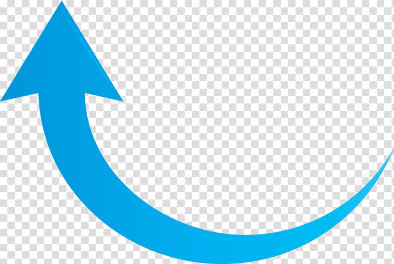 Rising Arrow, Aqua, Turquoise, Crescent, Symbol, Logo, Circle transparent background PNG clipart