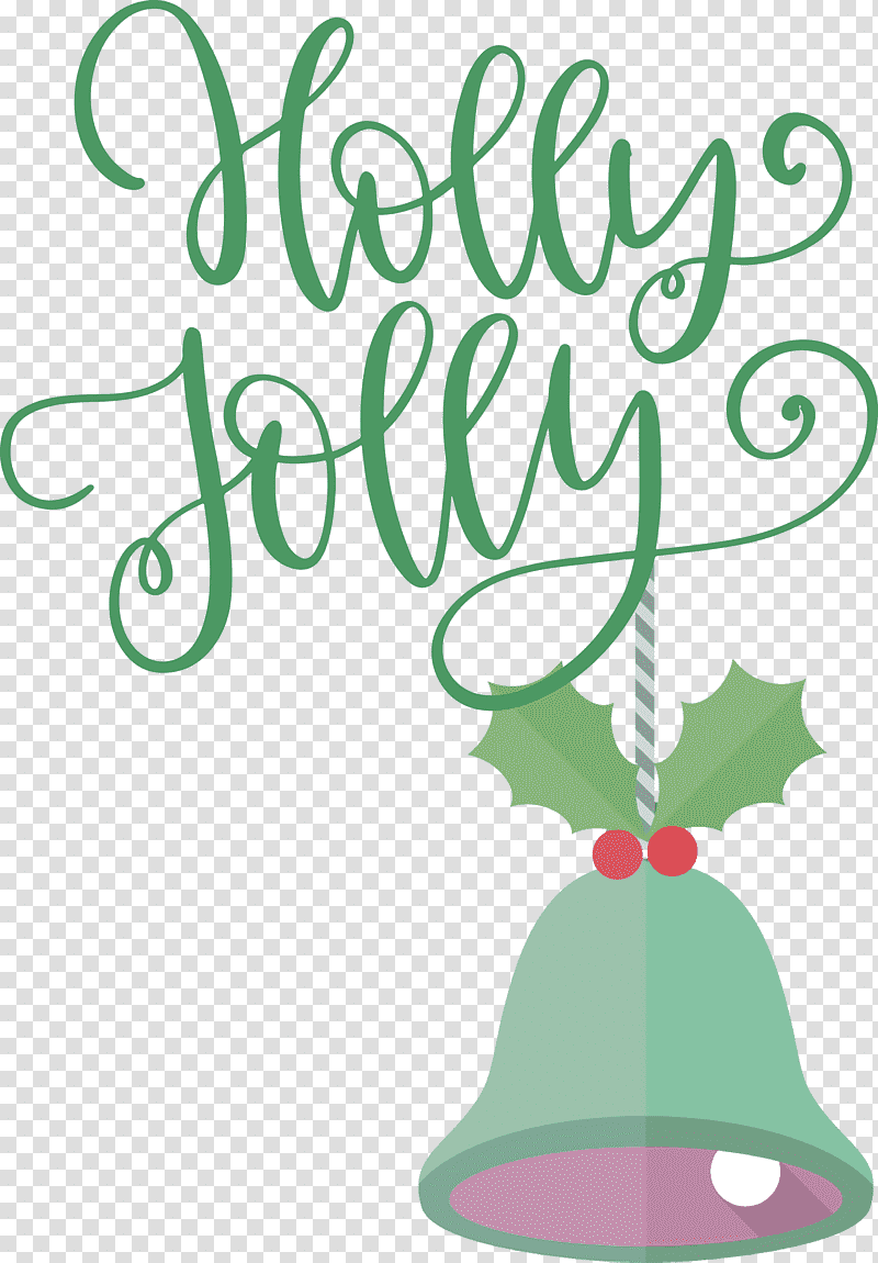Holly Jolly Christmas, Christmas , Floral Design, Sticker, Leaf, Meter, Green transparent background PNG clipart