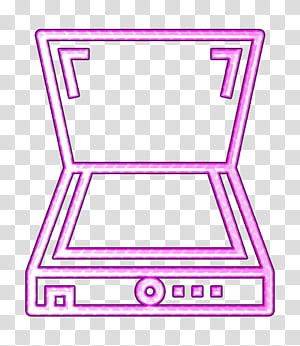 Scanner Icon Edit Tools Icon Cartoonist Icon Pink Magenta Line Transparent Background Png Clipart Hiclipart - neon pink aesthetic roblox icon