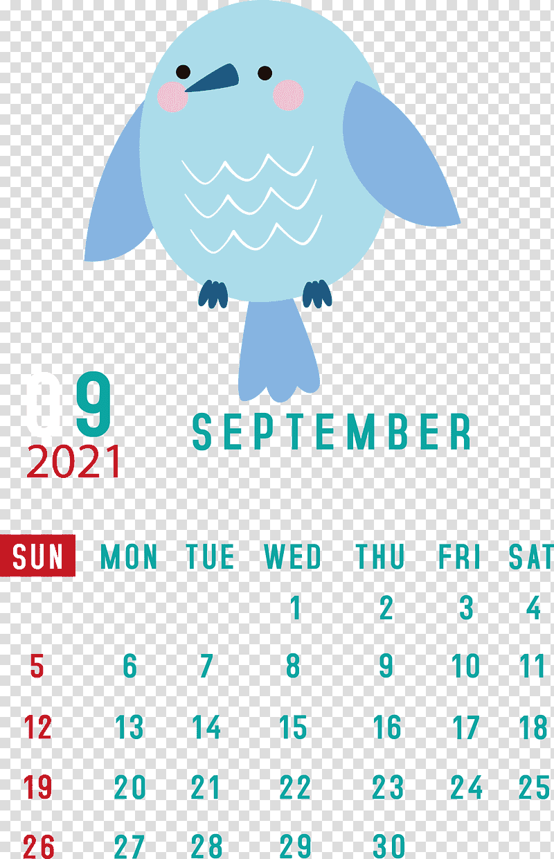 September 2021 Printable Calendar September 2021 Calendar, Logo, Diagram, Aqua M, Meter, Line, Calendar System transparent background PNG clipart