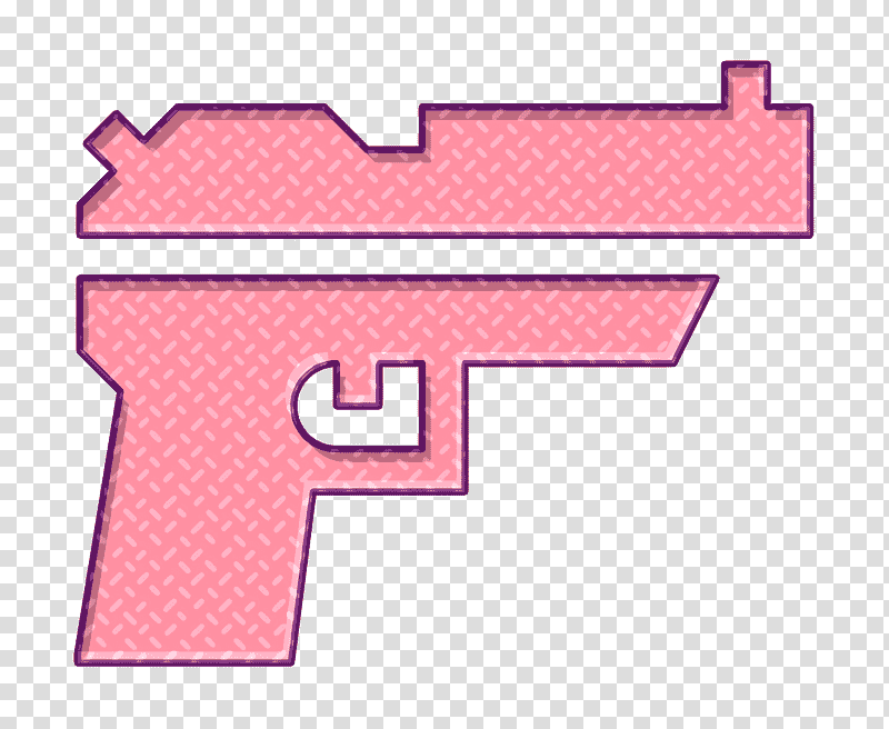 Gun icon Militar icon Handgun icon, Line, Number, Meter, Geometry, Mathematics transparent background PNG clipart
