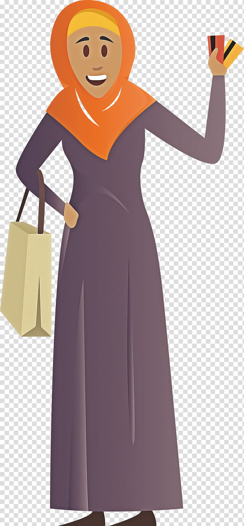 Arabic Woman Arabic Girl, Clothing, Dress, Purple, Violet, Shoulder, Yellow, Day Dress transparent background PNG clipart