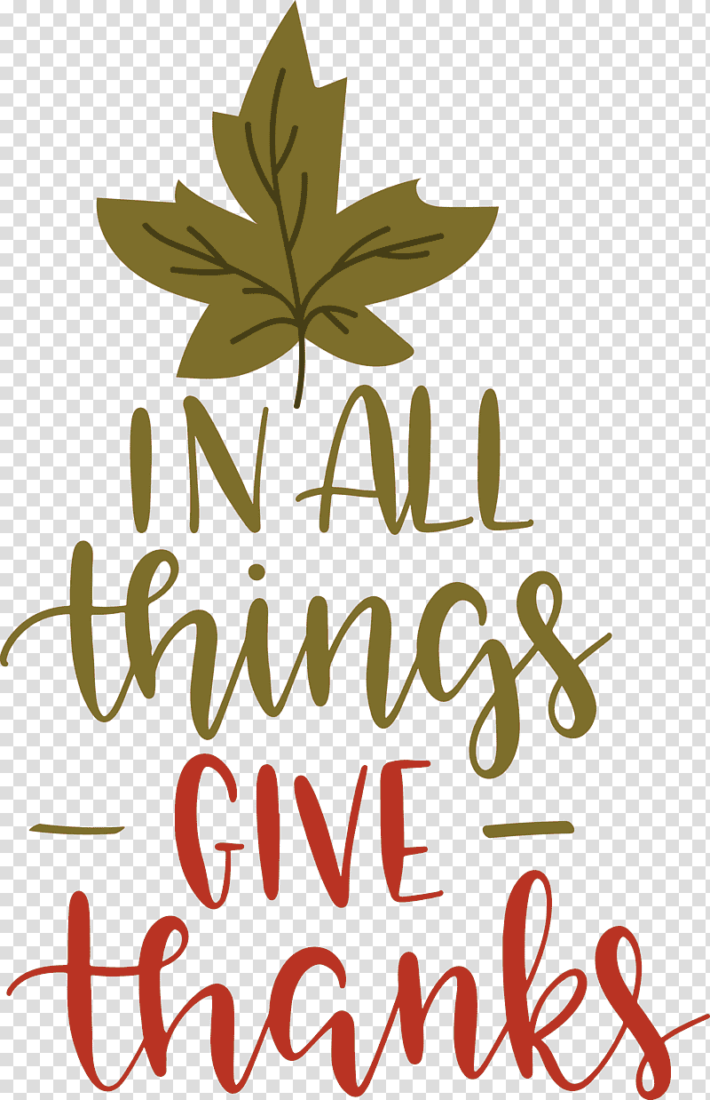 Give Thanks Thanksgiving, Leaf, Tree, Meter, Line, Flower, Geometry transparent background PNG clipart