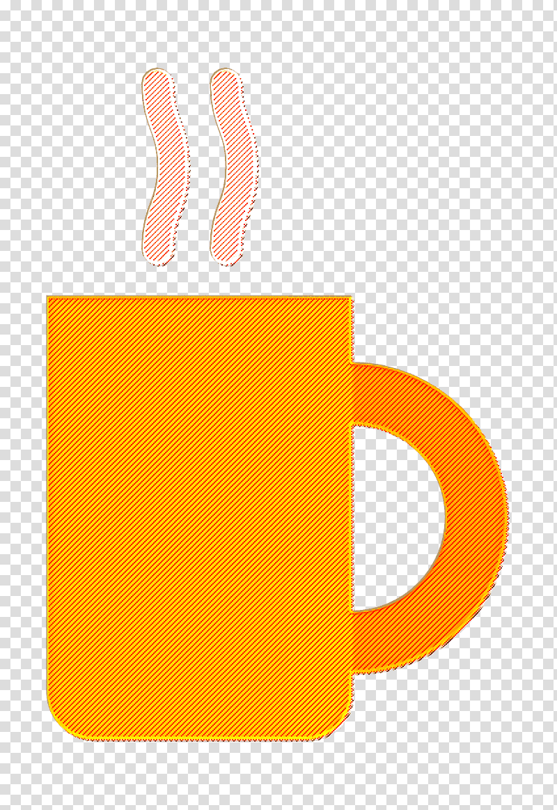 Coffee cup icon Business icon Tea icon, orange and white candy cane illustration, Mug, Turkish Coffee, Data URI Scheme transparent background PNG clipart