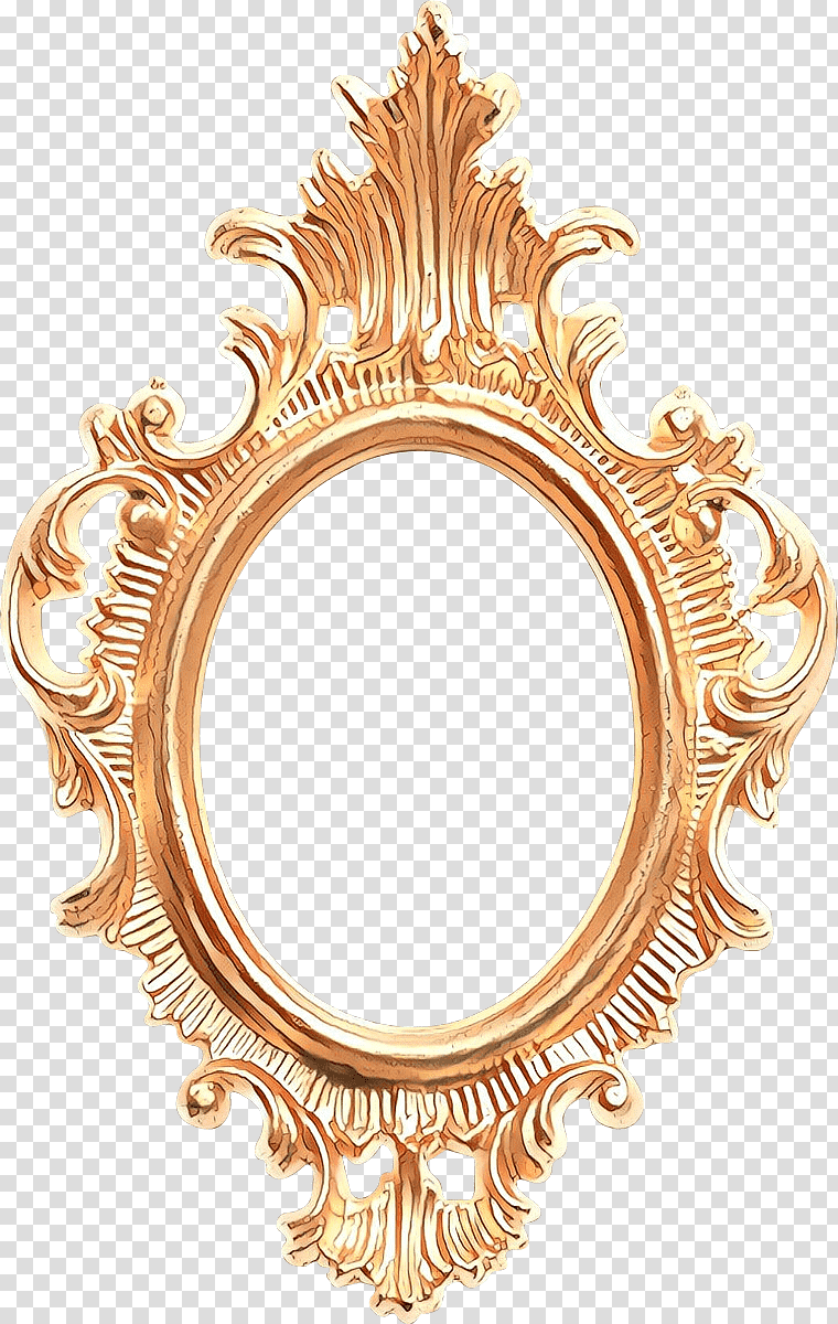 Frames Magic Mirror Face Mirrors Eye, Cartoon, Frames, Oval Mirror, Visual Perception, Ruth Rendell, Brass transparent background PNG clipart
