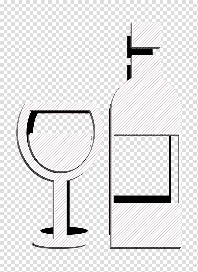 food icon Cup and wine bottle icon Wine icon, Red Wine, White Wine, Wine Cocktail, Sparkling Wine, Wine Glass, Glass Bottle transparent background PNG clipart