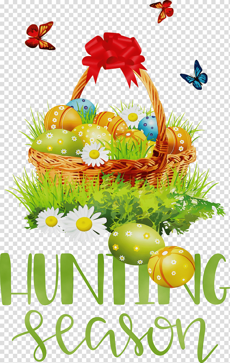 Easter egg, Hunting Season, Easter Day, Happy Easter, Watercolor, Paint, Wet Ink transparent background PNG clipart