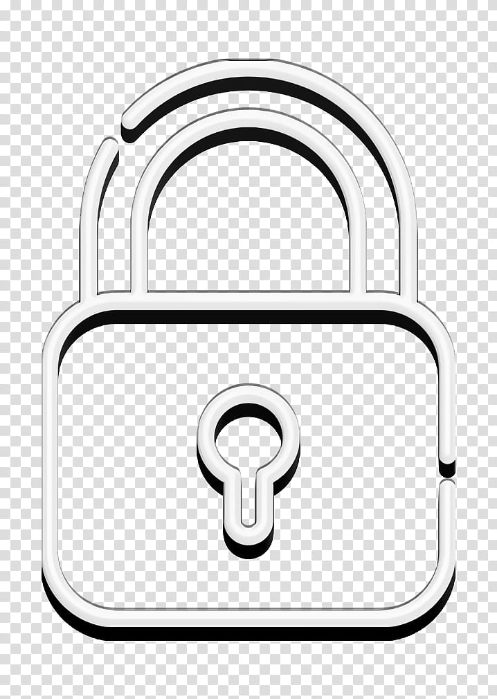 Lock icon Law and Justice icon, Padlock, Security, Hardware Accessory transparent background PNG clipart