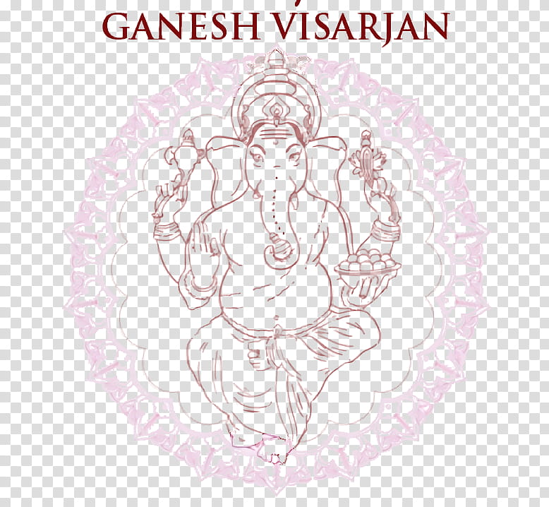 Image of Drawing Of Lord Ganesha And Mouse Outline Editable Vector  Illustration-DH638367-Picxy