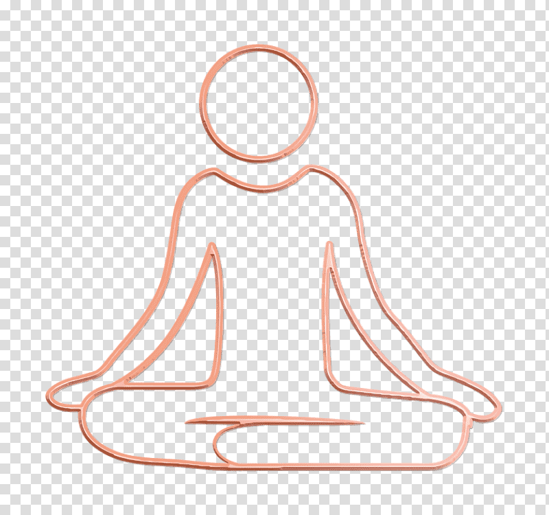 Lifestyles icon Meditation yoga posture icon Yoga icon, People Icon, Symbol, Joint, Meter, Chemical Symbol, Line transparent background PNG clipart
