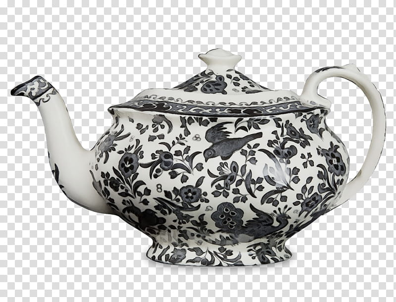 teapot porcelain kettle stovetop kettle pottery, Watercolor, Paint, Wet Ink, Tennessee transparent background PNG clipart
