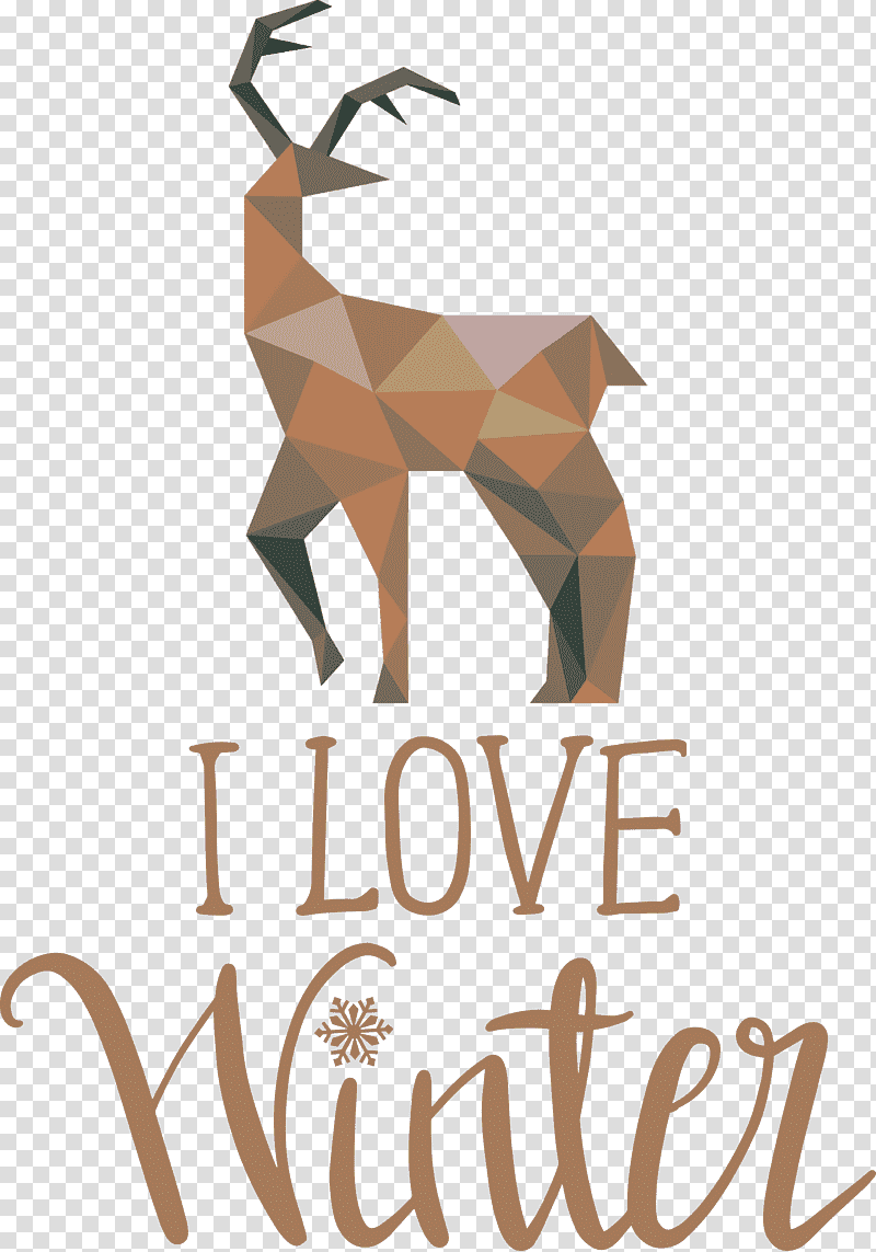 I Love Winter Winter, Winter
, Reindeer, Logo, Giraffe, Antler, Giraffe M transparent background PNG clipart