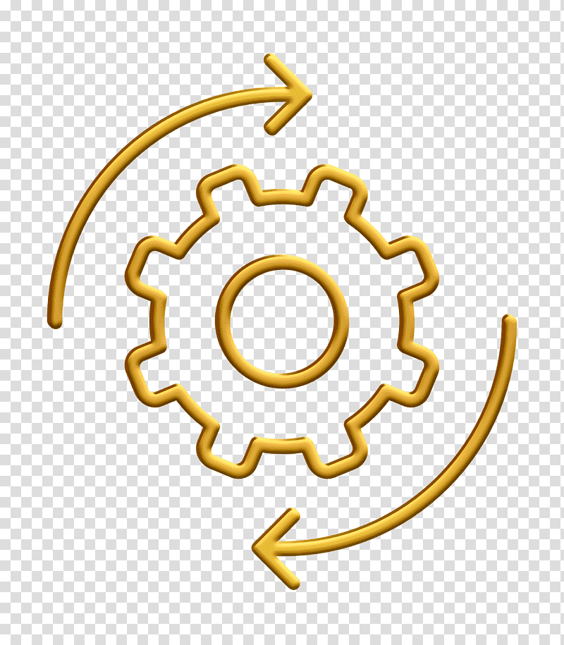 Business & SEO icon Settings icon Gear icon, Business SEO Icon, Industry, Manufacturing, Automation, Planning, Pardot transparent background PNG clipart