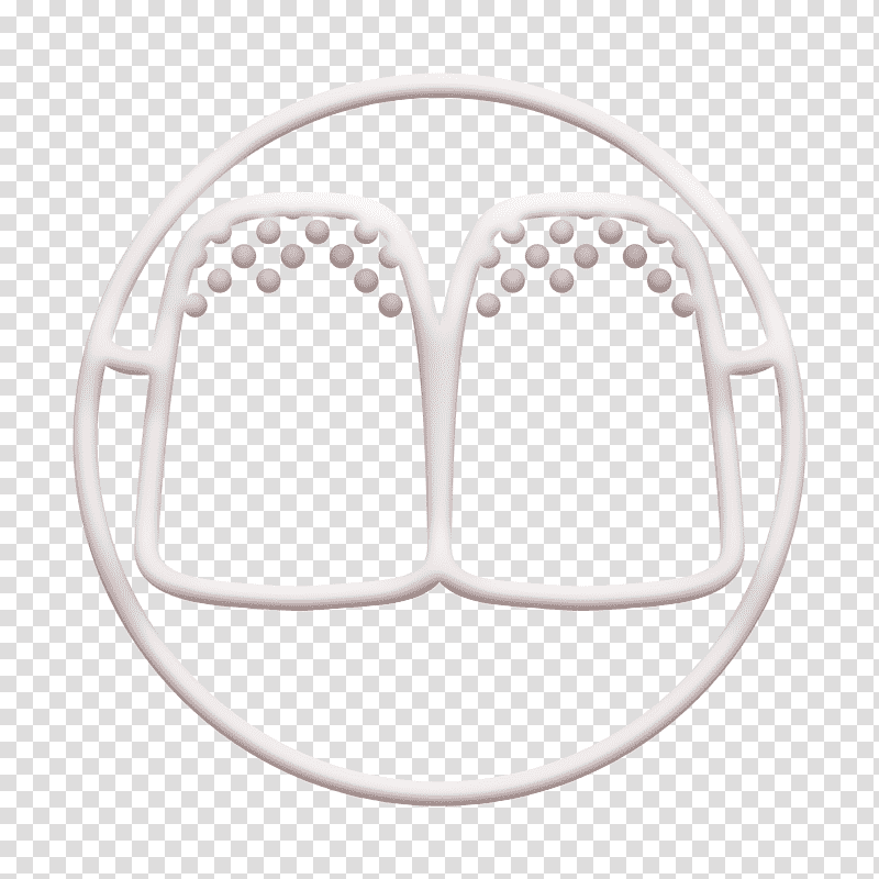 Teeth icon Medical Set icon, Logo, Symbol, Circle, Black, Glasses, Precalculus transparent background PNG clipart
