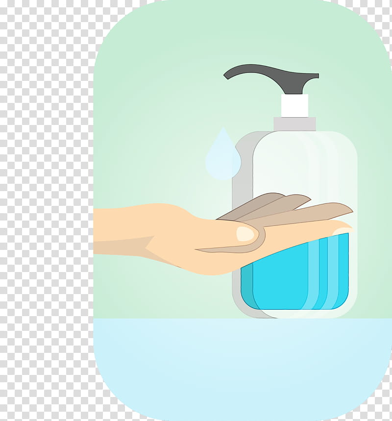 water liquid hand sanitizer cartoon ice, Hand Washing, Wash Your Hands, Watercolor, Paint, Wet Ink, Glacier, Glacial Landform transparent background PNG clipart