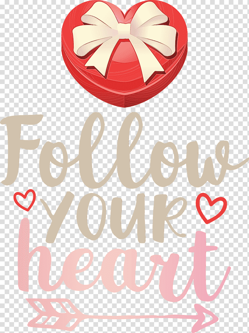 logo petal line flower meter, Follow Your Heart, Valentines Day, Quote, Watercolor, Paint, Wet Ink transparent background PNG clipart