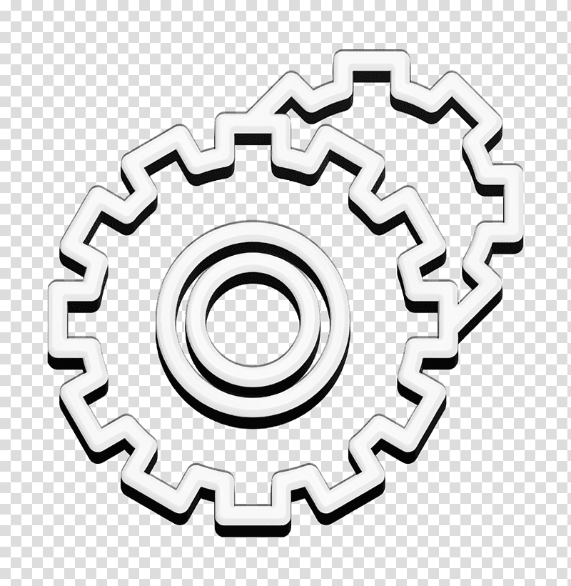 Car repair icon Gears icon Cogwheel icon, Rim, Meter, Line, Clutch, Geometry, Mathematics transparent background PNG clipart