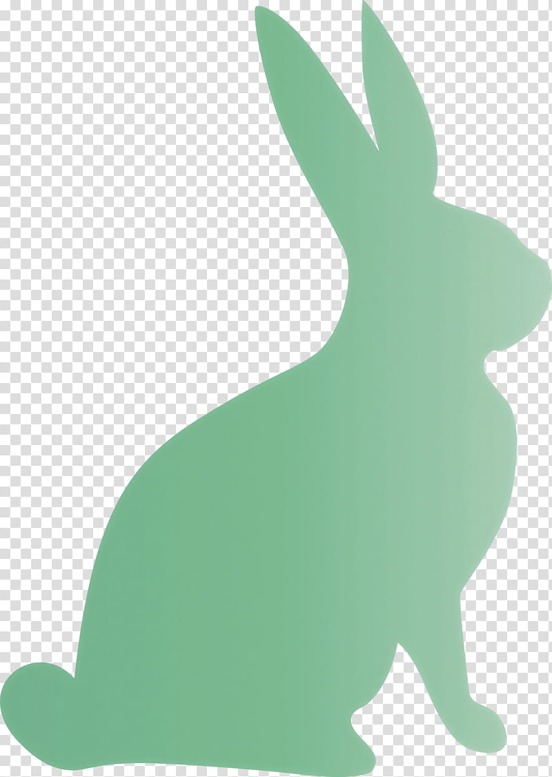 Easter bunny Easter Day Rabbit, Green, Hare, Rabbits And Hares, Grass, Tail, Animal Figure transparent background PNG clipart