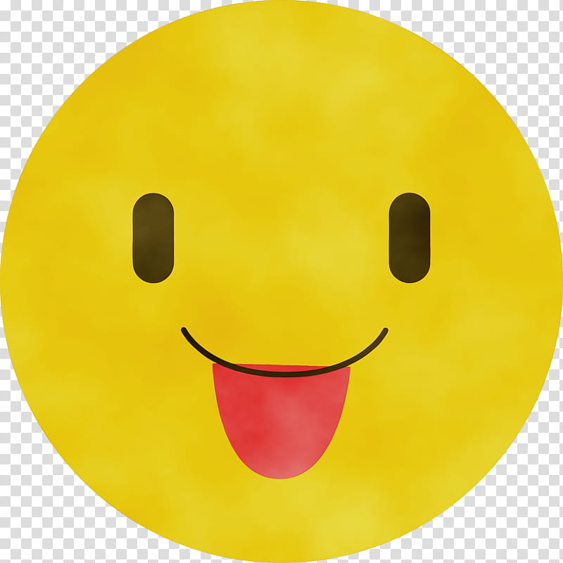 smiley yellow meter, Emoji, Watercolor, Paint, Wet Ink transparent background PNG clipart