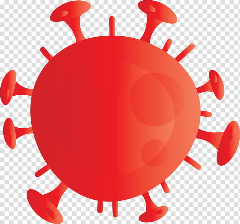 Coronavirus COVID Virus, Crab, Red, Decapoda transparent background PNG clipart