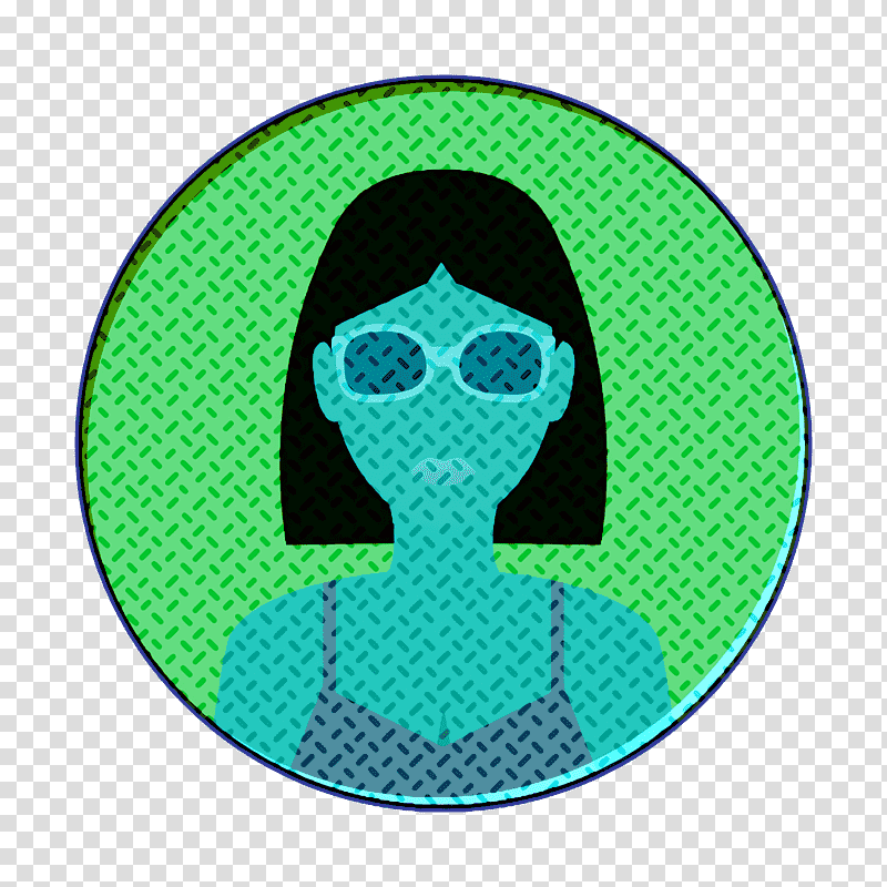 User icon Woman icon People icon, Electric Blue M, Circle, Green, Symbol, Lisbon, Mathematics transparent background PNG clipart