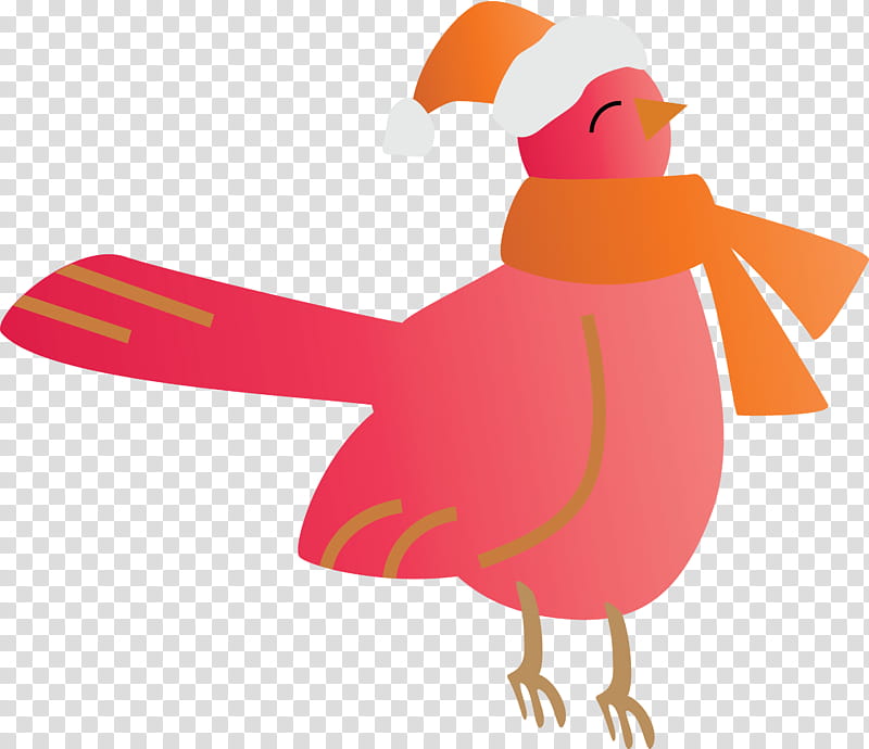 Flamingo, Winter Bird, Christmas Bird, Cartoon Bird, Pink, Water Bird, Duck, Beak transparent background PNG clipart