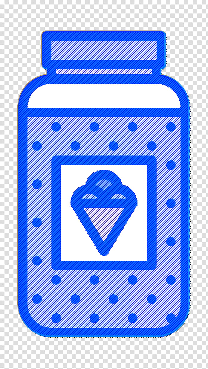 Topping icon Ice Cream icon, Blue, Cobalt Blue, Electric Blue transparent background PNG clipart