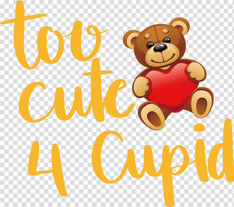 Cute Cupid Valentines Day Valentine, Quotes, Teddy Bear, Logo, Cartoon, Meter, Happiness transparent background PNG clipart