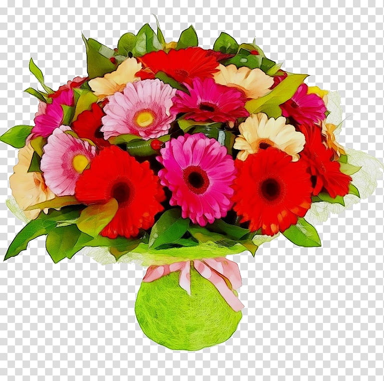 Flower bouquet, Watercolor, Paint, Wet Ink, Transvaal Daisy, Floral Design, Cut Flowers, Your Florist transparent background PNG clipart
