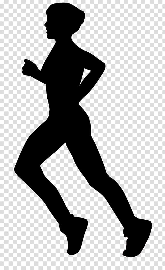 silhouette standing leg running human leg, Joint, Lunge, Recreation, Exercise transparent background PNG clipart