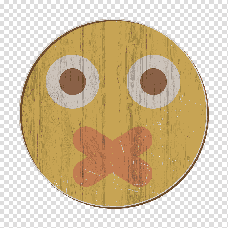Emoticon Set icon Secret icon, M083vt, Owl M, Yellow, Wood, Cartoon, Biology transparent background PNG clipart